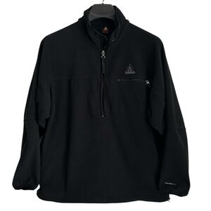 Nike ACG Thermafit Black‎ Half-Zip Jacket. Vintage. Size Large.